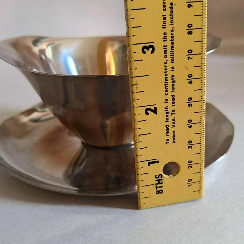 Vintage Kingsford Stainless Steel Dessert Bowls Set 2 Japan Mid‎ Century Modern